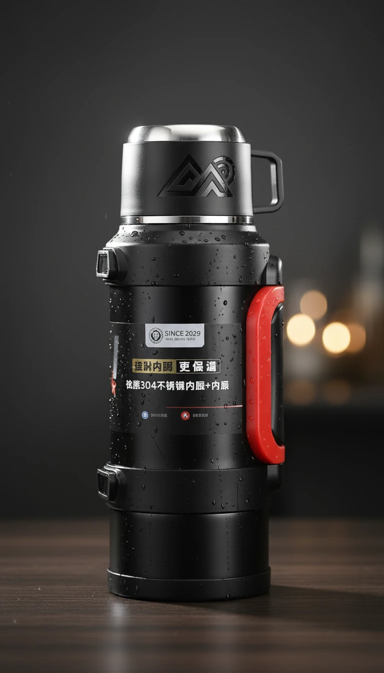 Paslanmaz Çelik 2.5 Litre Katmanlı 48 Saat Sıcak Ve Soğuk Tutan Termos