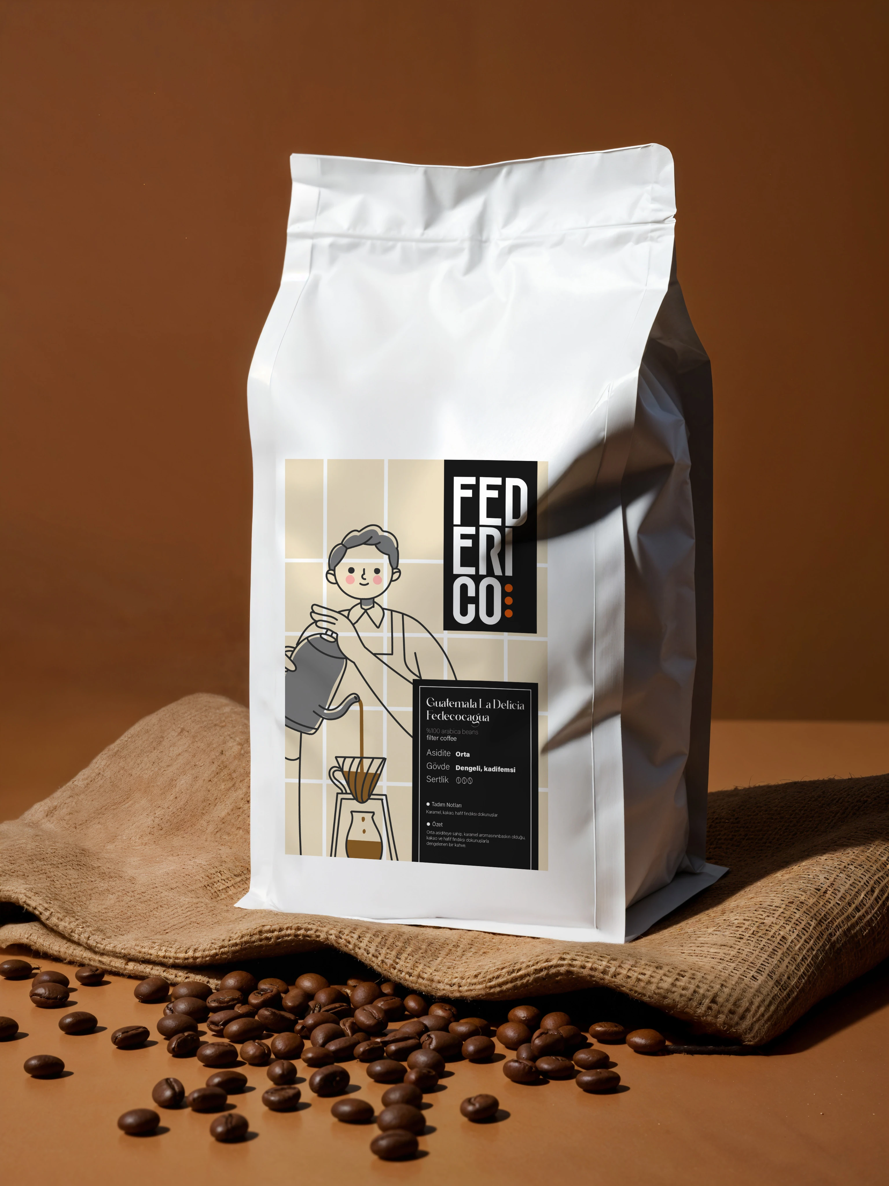 Guatemala Filtre Kahve Çekirdeği – %100 Arabica - 1000gr