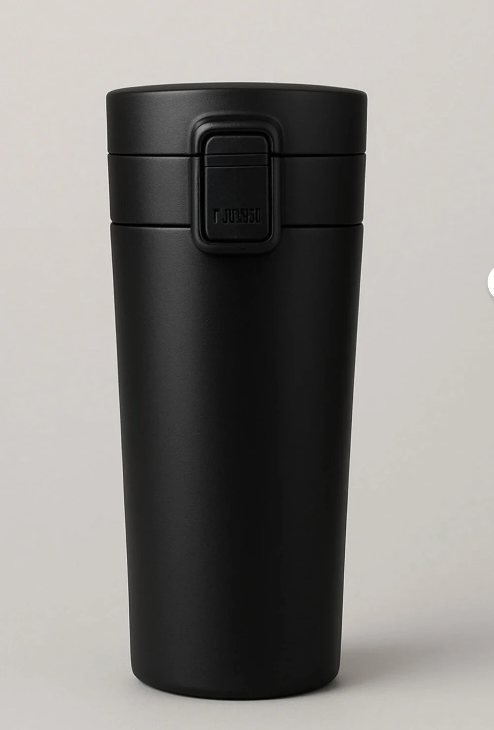 Filtreli Çift Katmanlı Mug Termos Bardak Mat Siyah 380ml