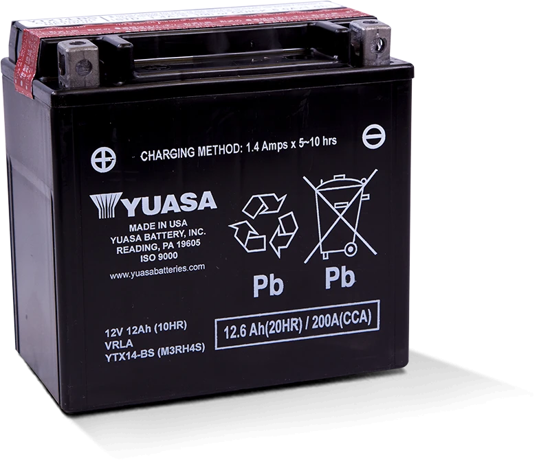YUASA YTX14-BS MOTOSİKLET AKÜSÜ