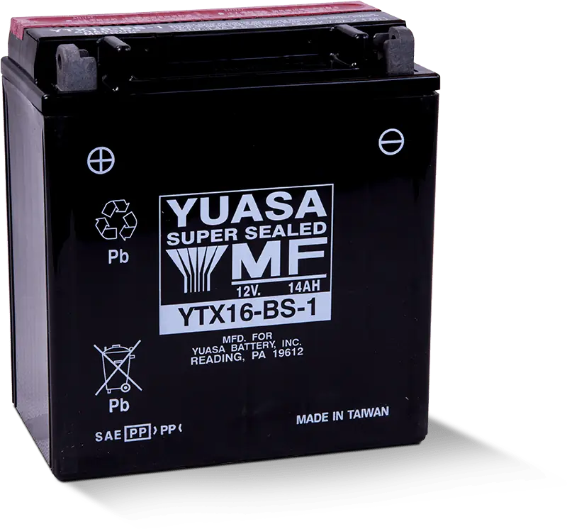 YUASA YTX16-BS MOTOSİKLET AKÜSÜ