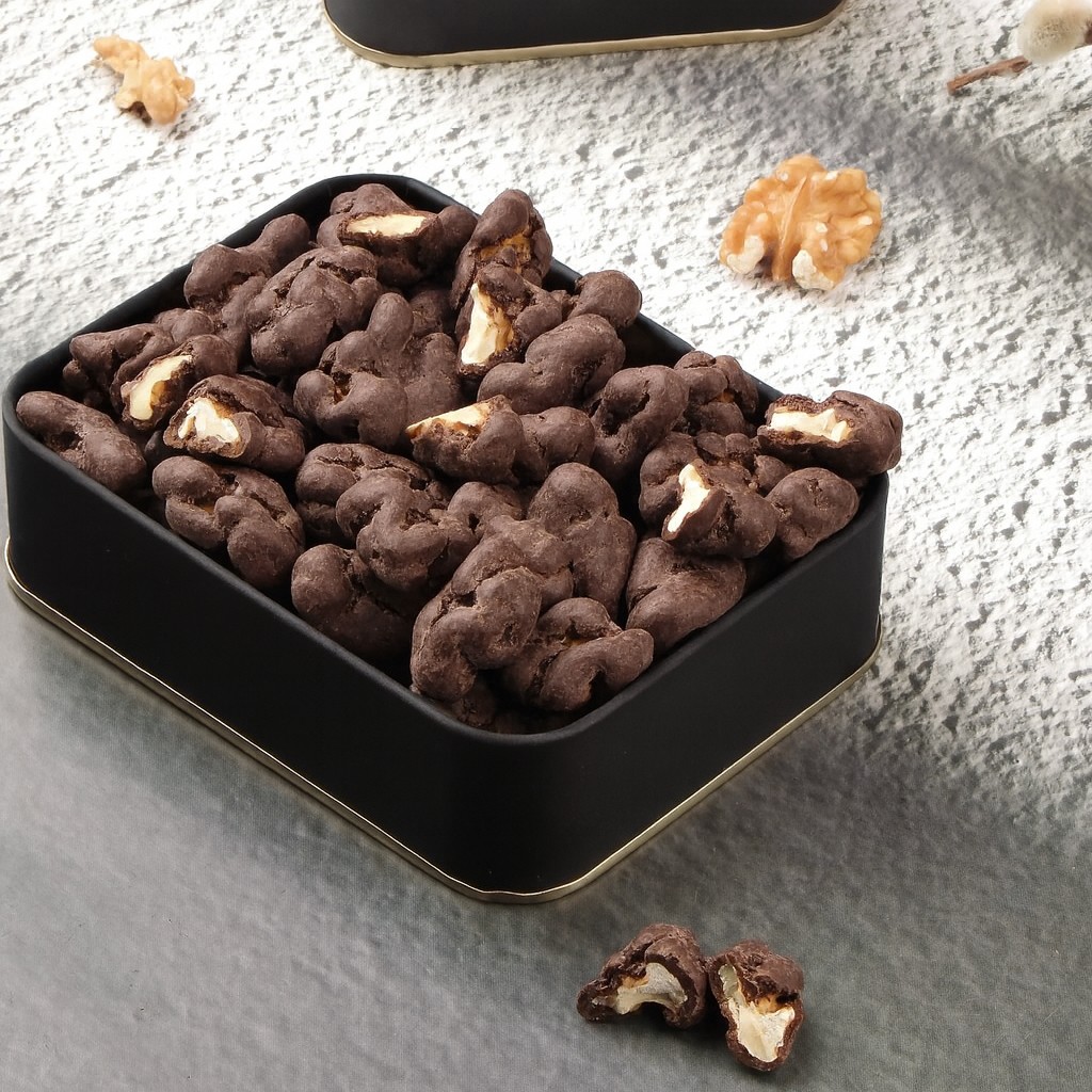 Çikolata Kaplı Mix Hediyelik Metal Kutu 150g