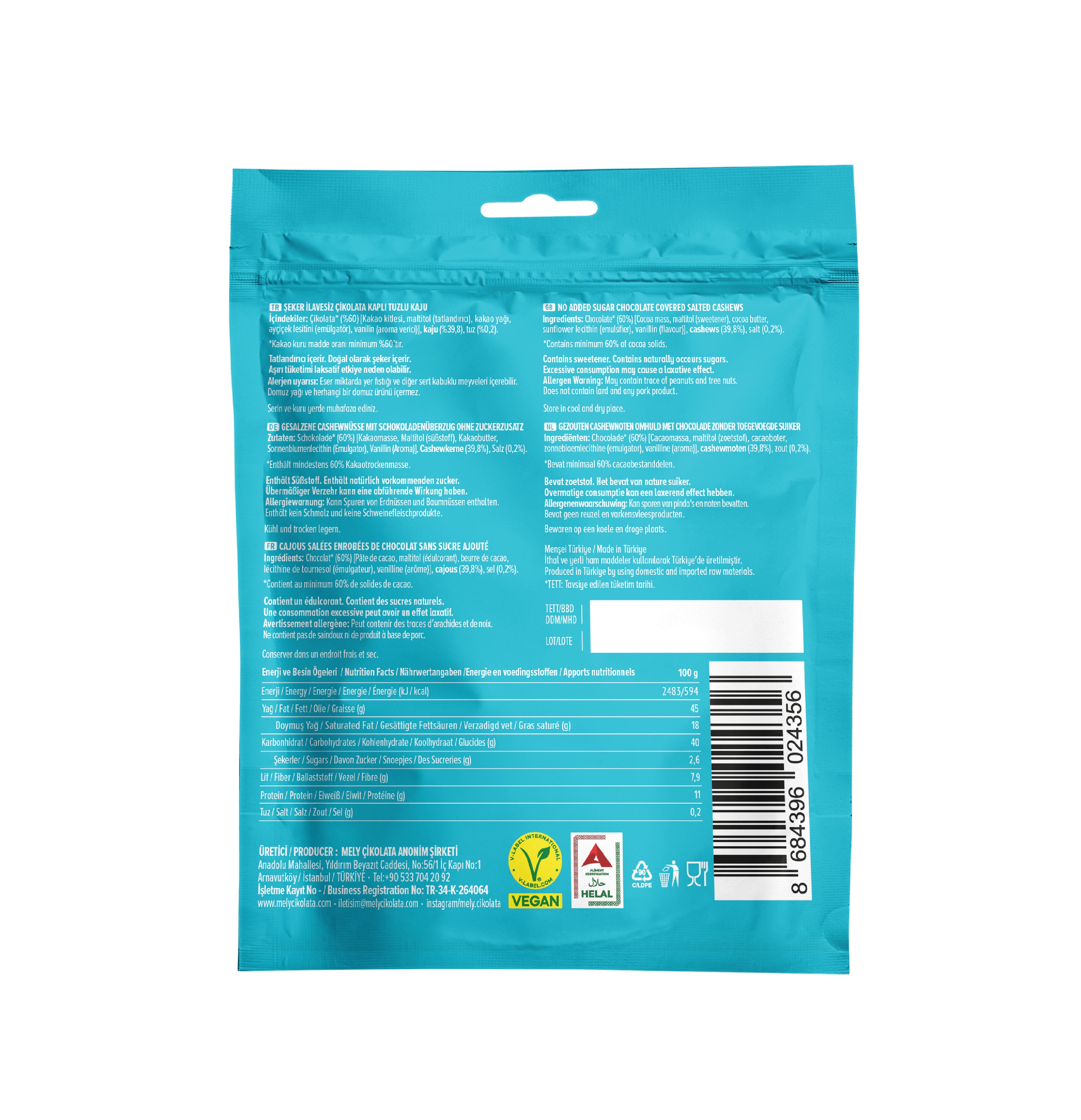 Çikolata Kaplı Kaju 50g