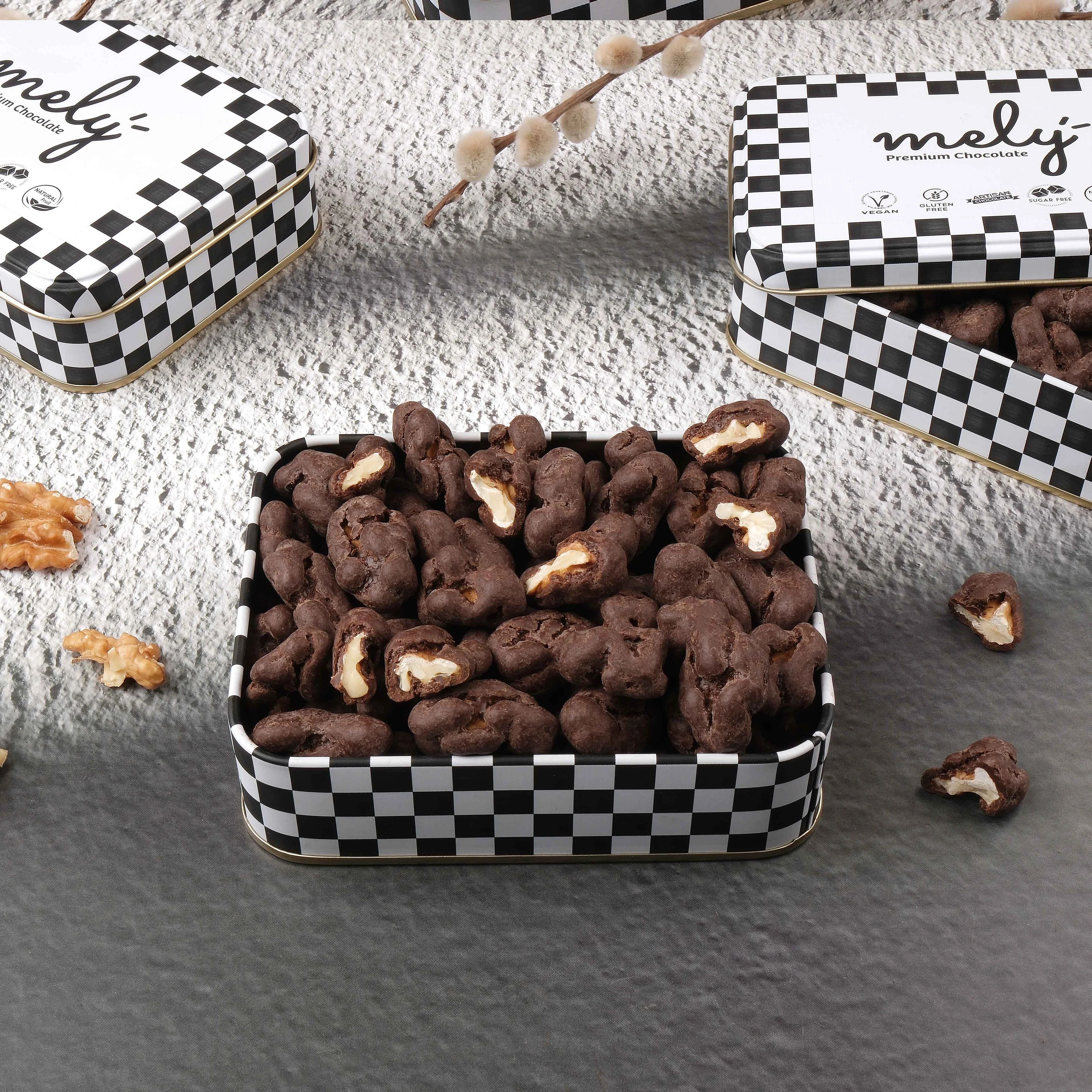 Çikolata Kaplı Mix Hediyelik Metal Kutu 150g