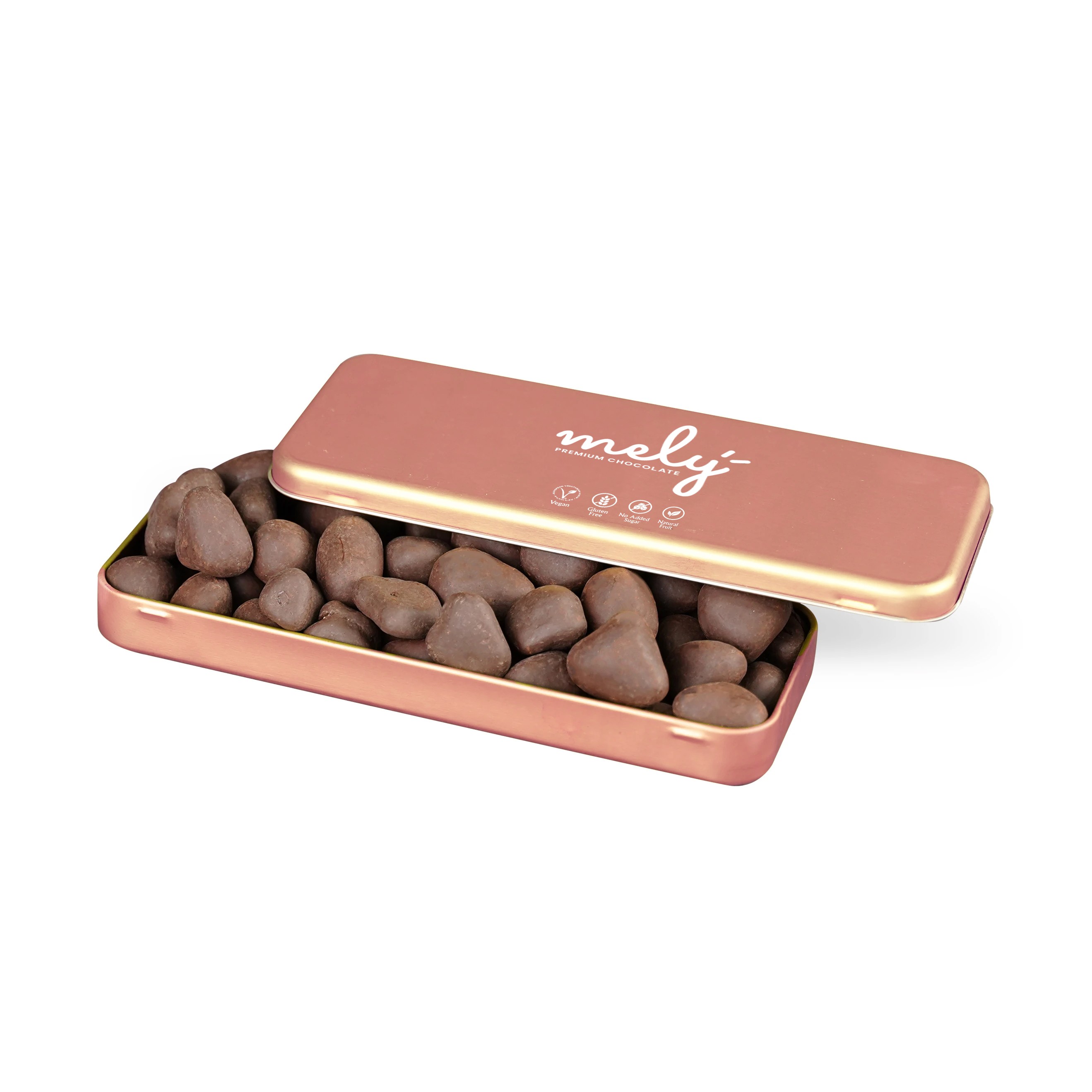 Çikolata Kaplı Mix Hediyelik Kalemlik Metal Kutu 150g
