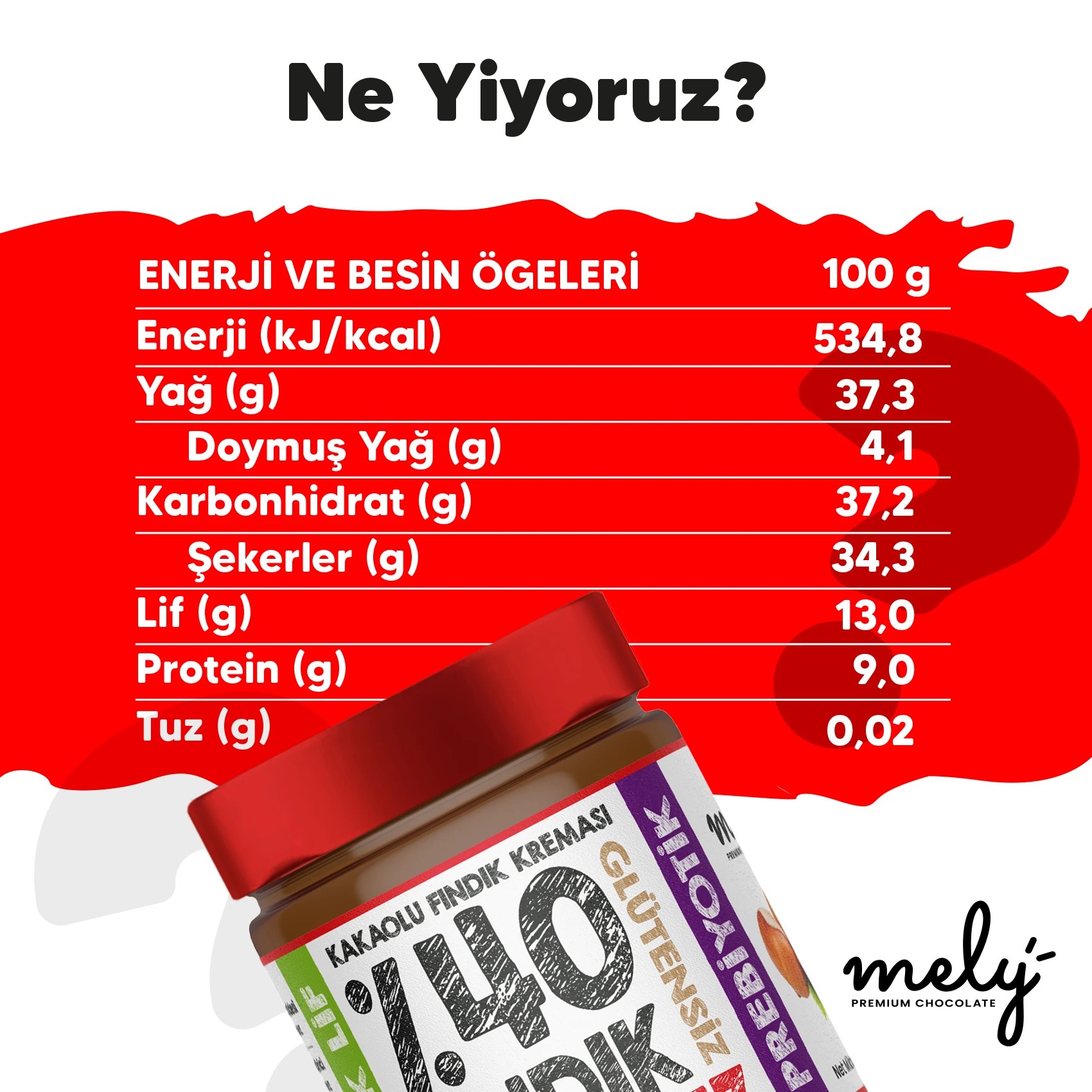 %40 Kakaolu Fındık Kreması 330 gr