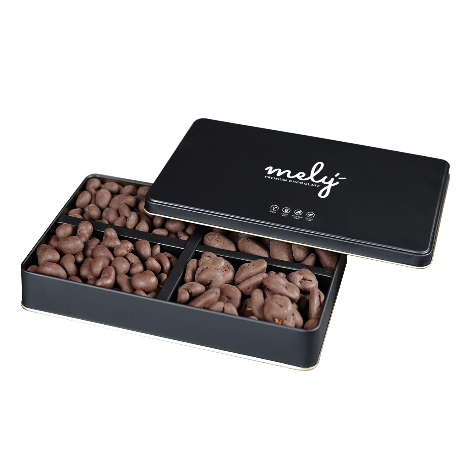  Metal Kutuda Karışık Çikolata 500gr 