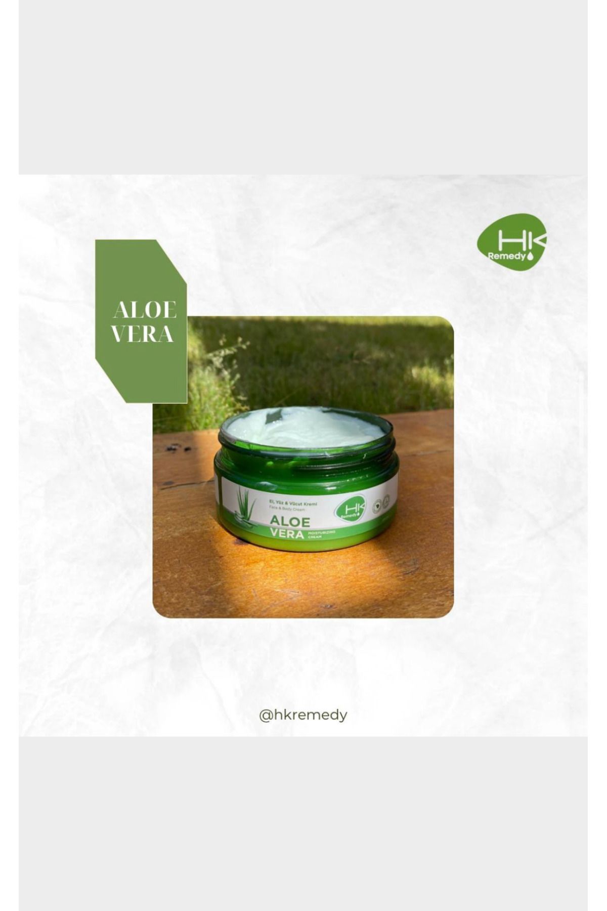 Aloe Vera El Yüz Kremi 200 ml Kavanoz
