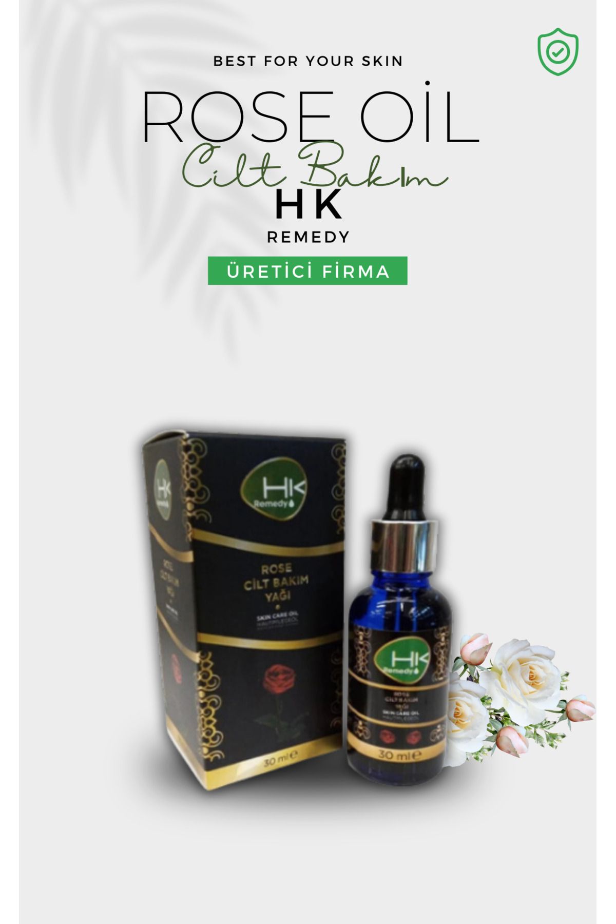 Gül Cilt Bakım Yağı 30 ml