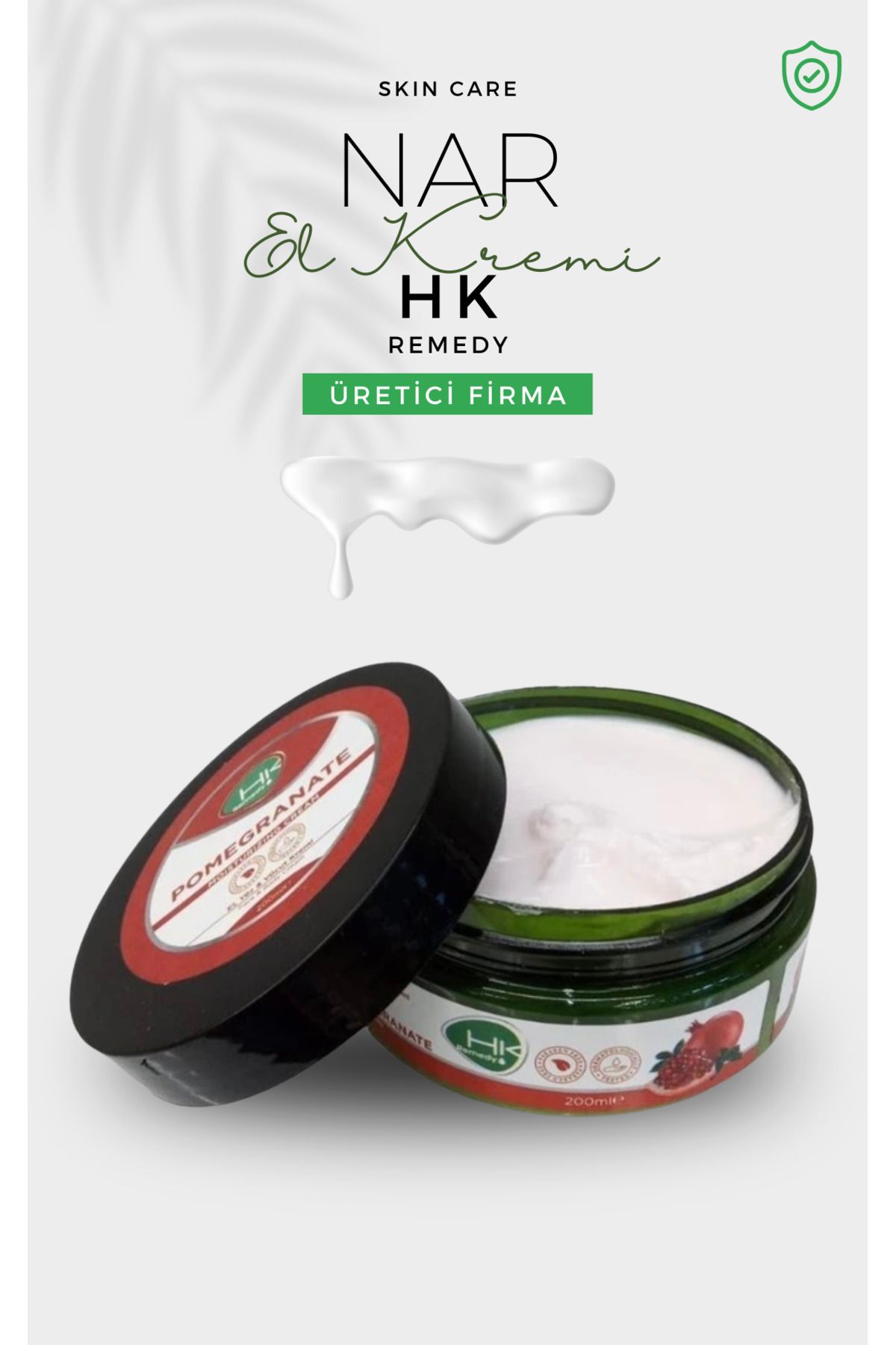 Nar El Yüz Kremi 200 ml Kavanoz