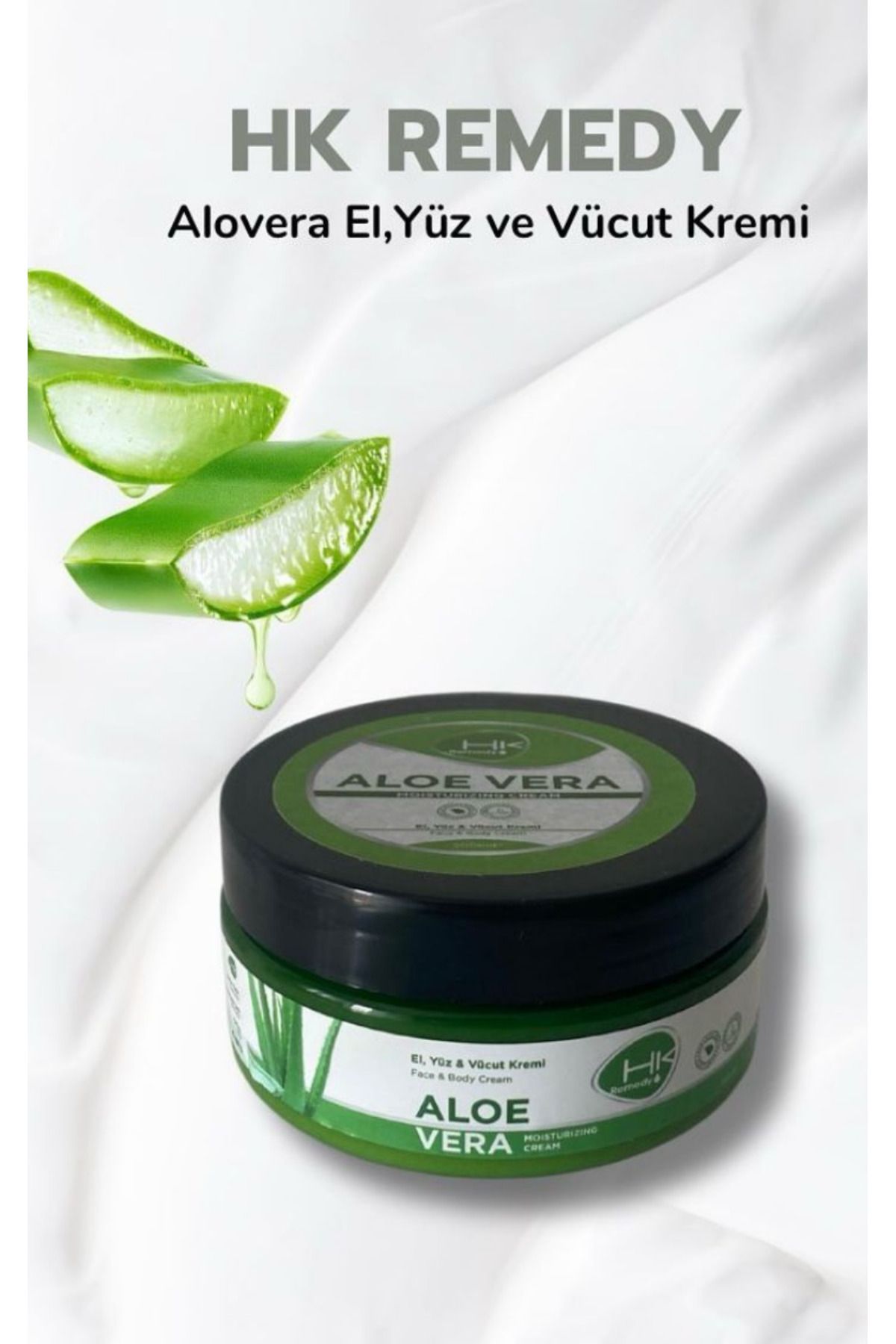 Aloe Vera El Yüz Kremi 200 ml Kavanoz