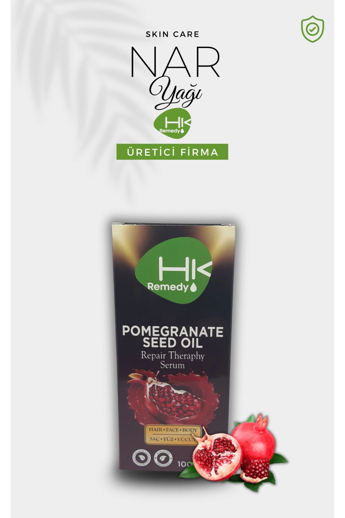 Nar Saç, Yüz ve Vücut Terapi Serum 100 ml