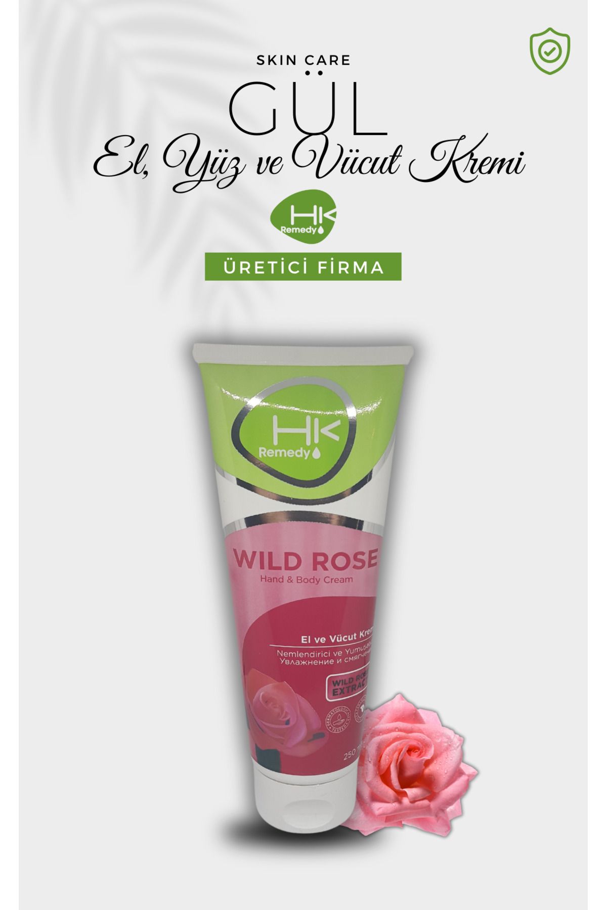 Gül El Yüz ve Vücut Kremi 250 ml