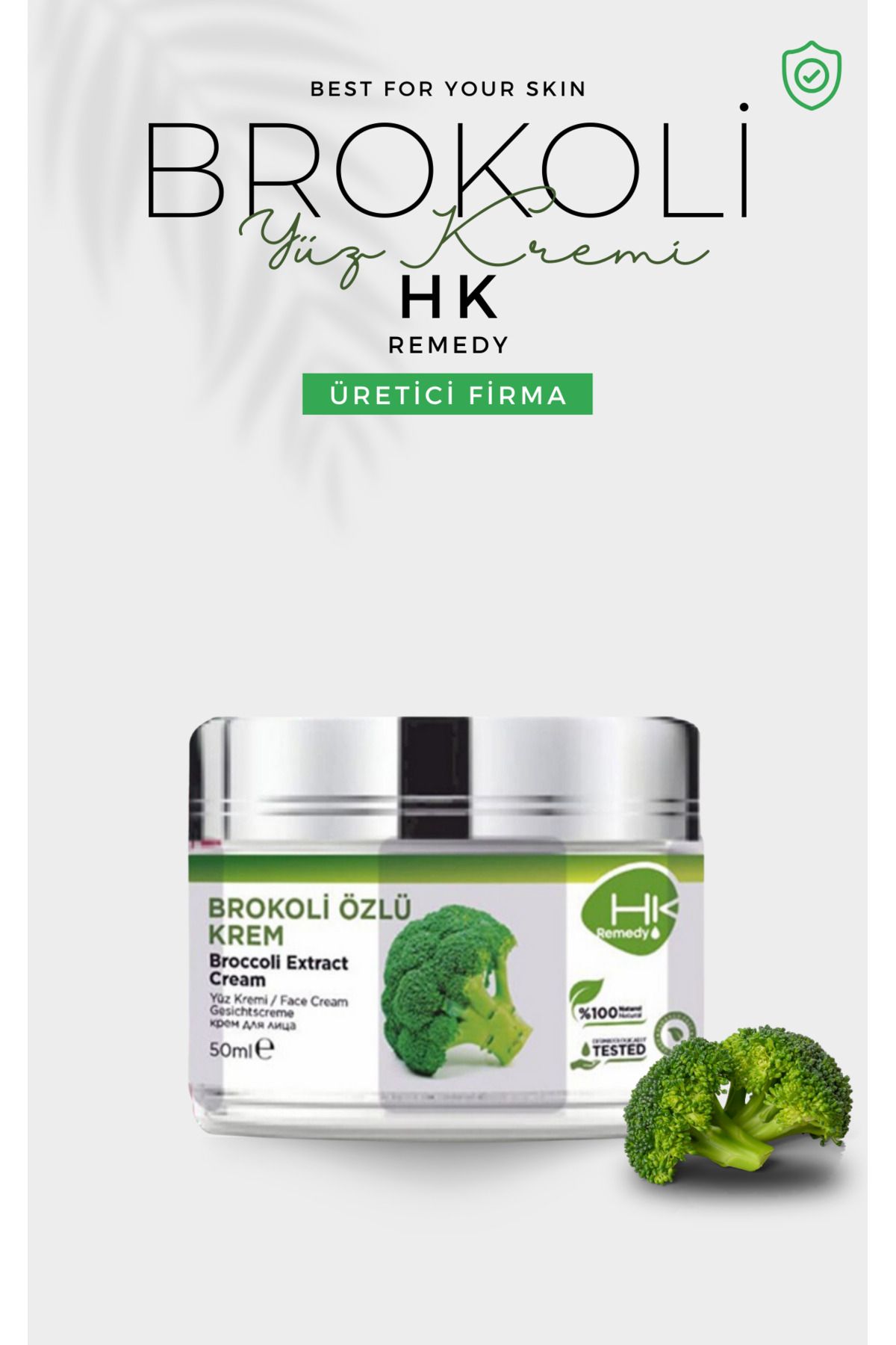 Brokoli Özlü Cilt Bakım Kremi 50 ml