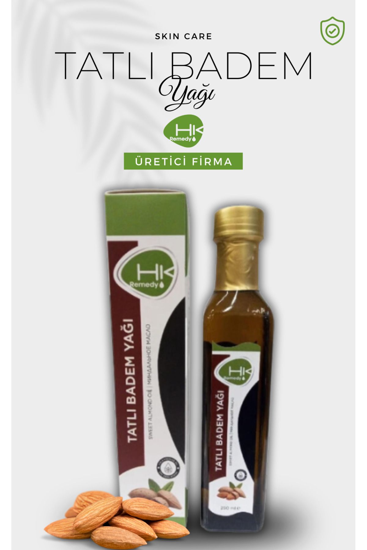 Tatlı Badem Yağı 250 ml