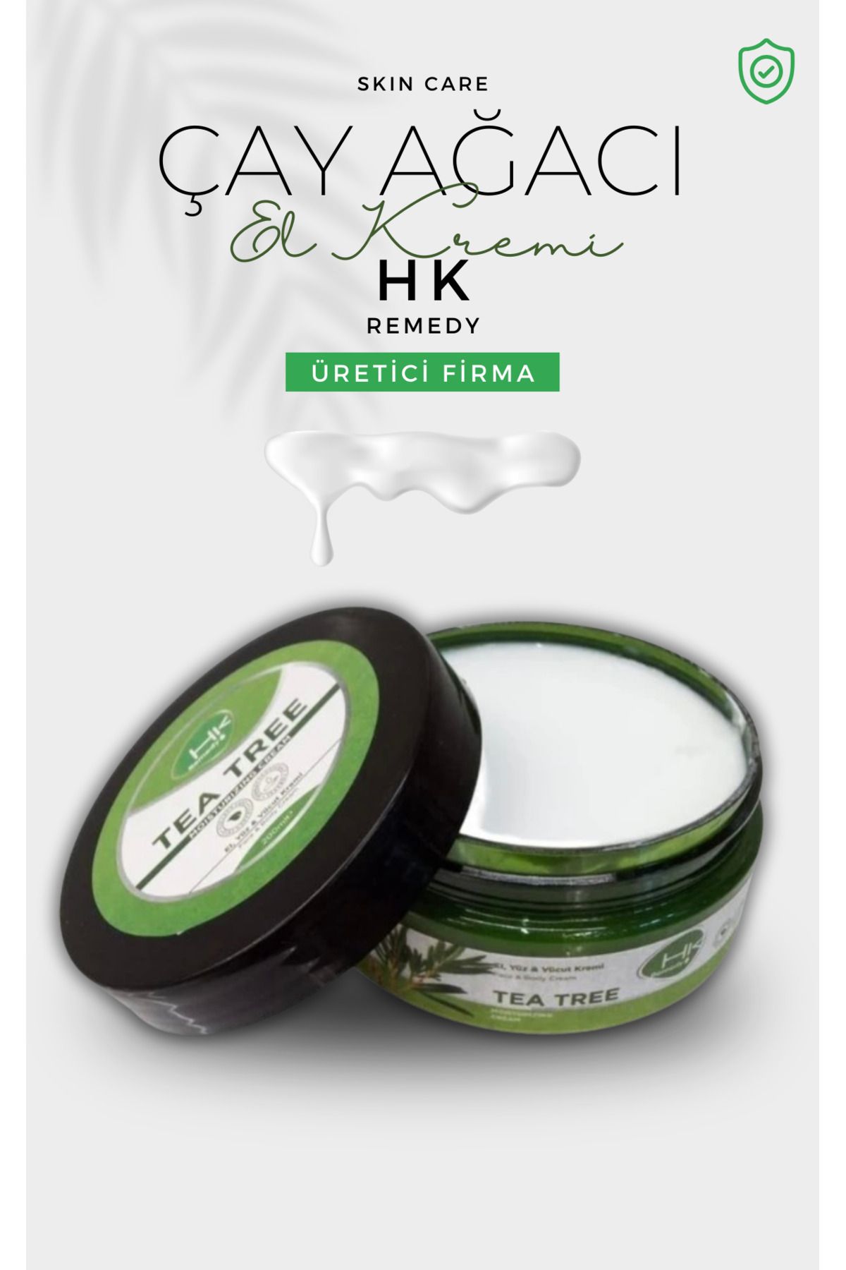 ÇAY AĞACI El Yüz Kremi 200 ml Kavanoz