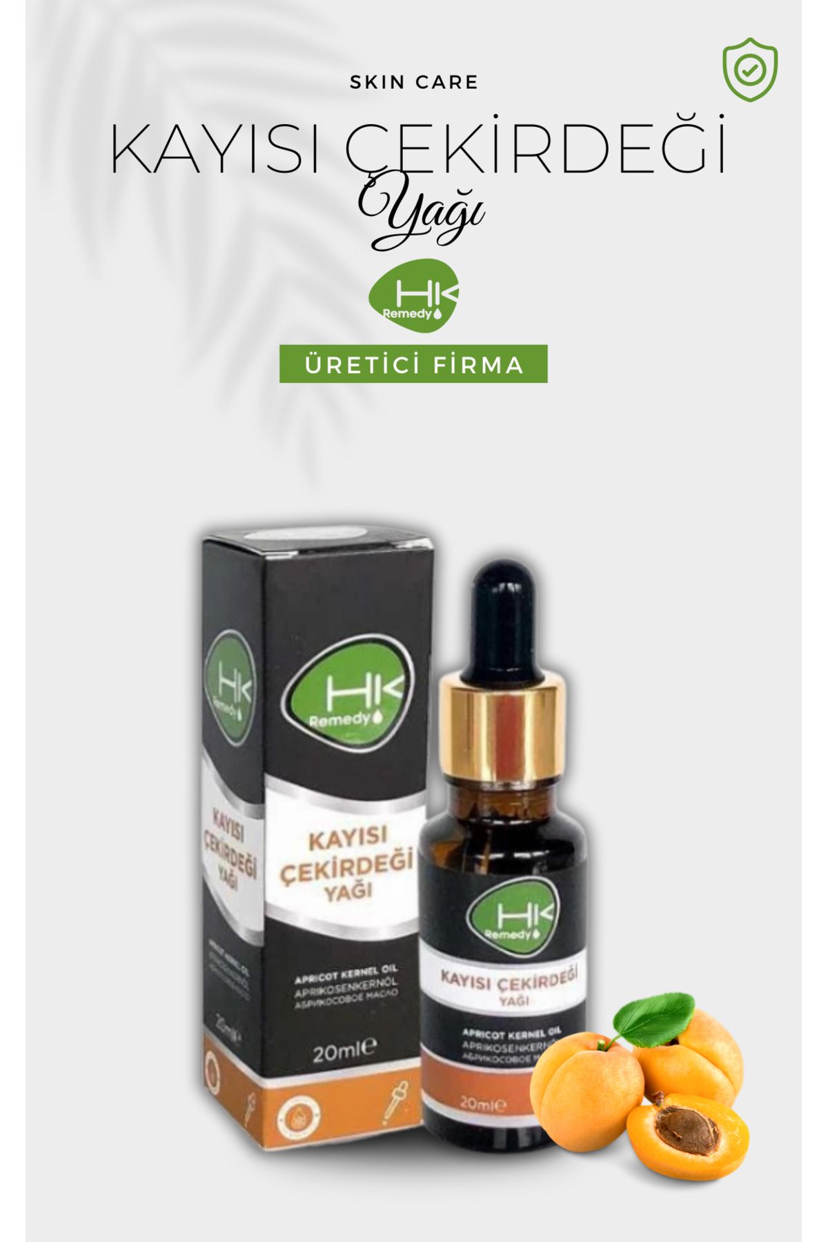 Kayısı Çekirdeği Yağı 20 ml