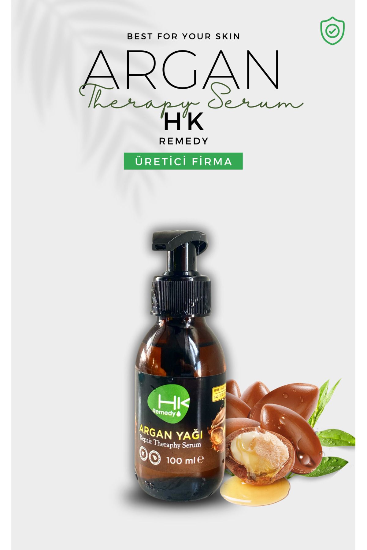 Argan Saç, Yüz ve Vücut Terapi Serum 100 ml