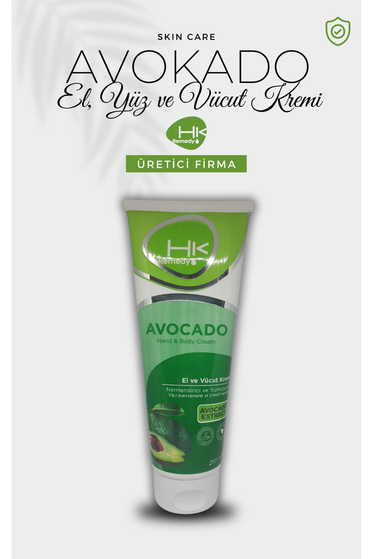Avokado El Yüz ve Vücut Kremi 250 ml