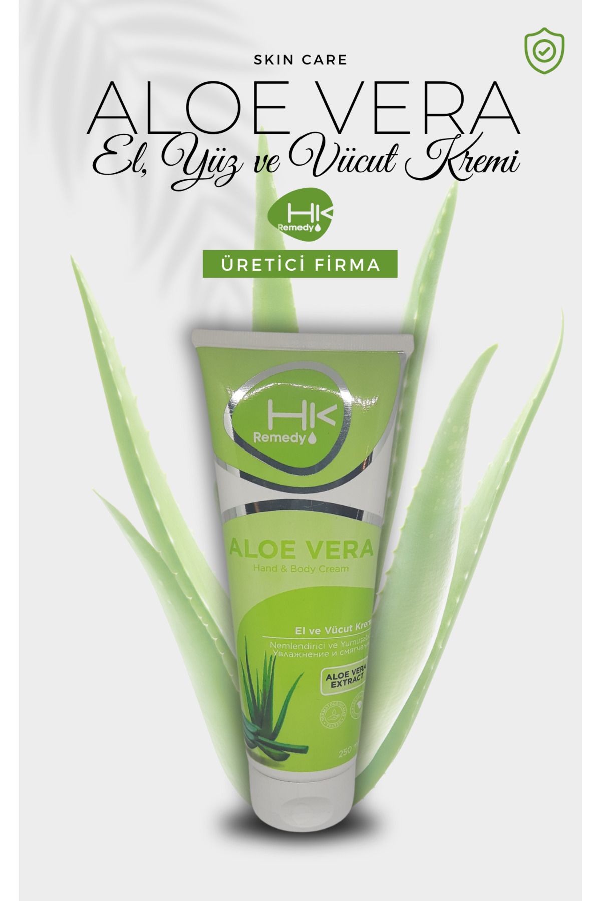 Aloe Vera El Yüz ve Vücut Kremi 250 ml