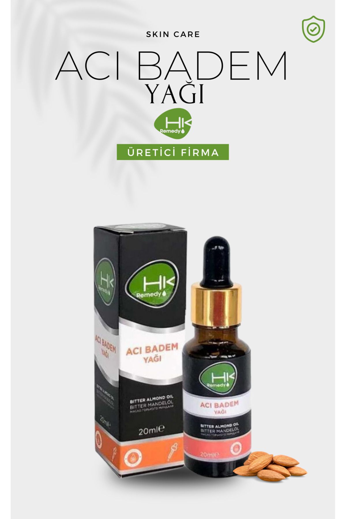 Acı Badem Yağı 20 ml