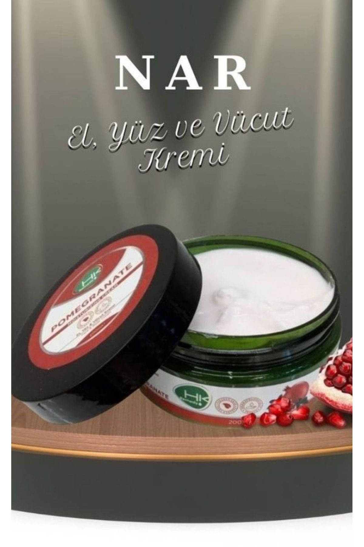 Nar El Yüz Kremi 200 ml Kavanoz