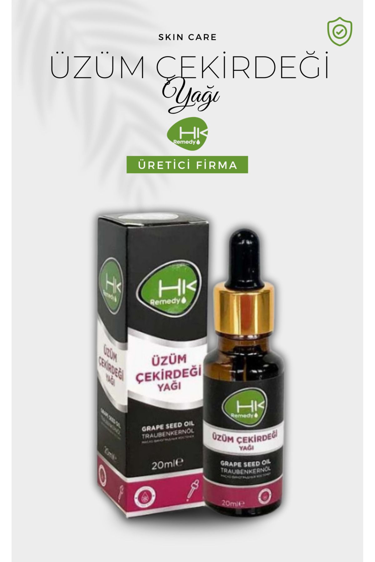 Üzüm Çekirdeği Yağı 20 ml