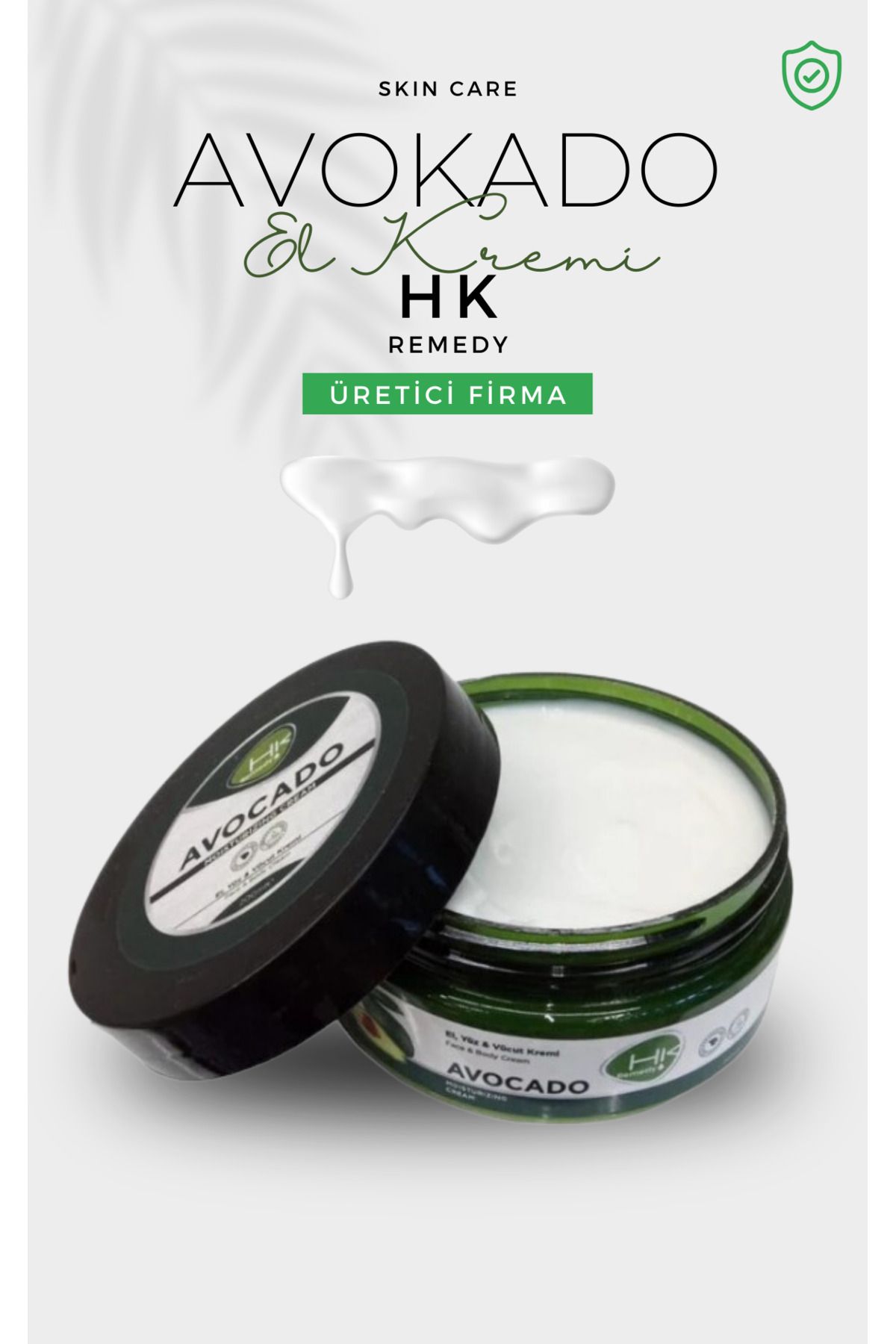Avokado El Yüz Kremi 200 ml Kavanoz
