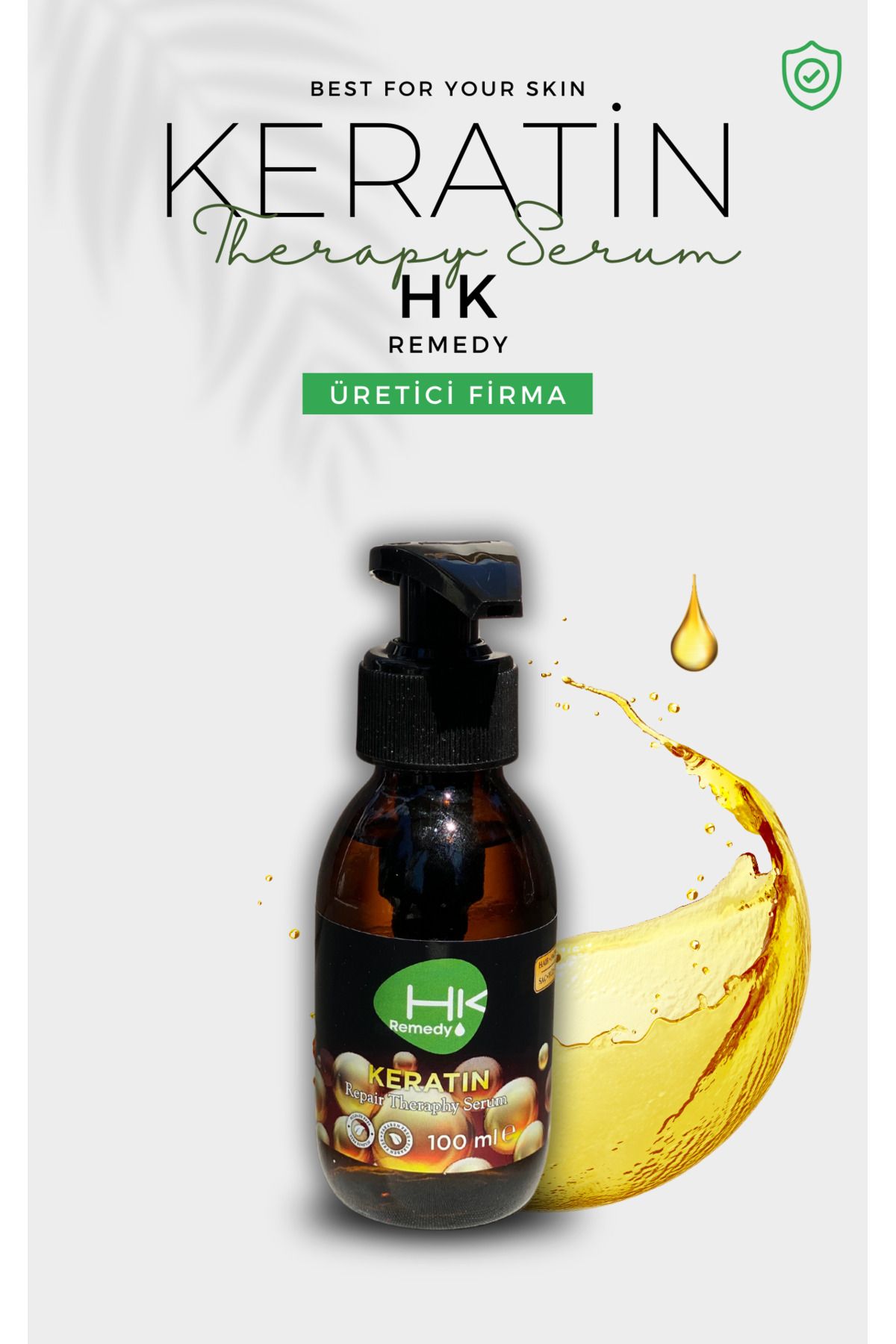 Keratin Saç, Yüz ve Vücut Terapi Serum 100 ml