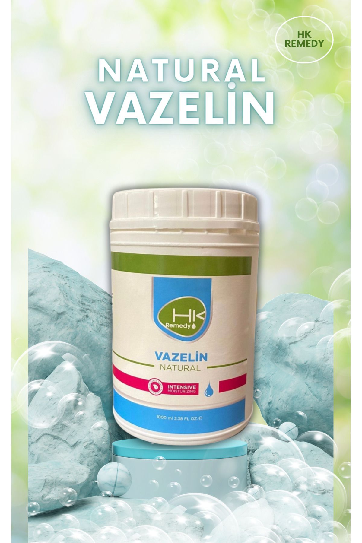 VAZELİN Natural Kokusuz 1000 ml