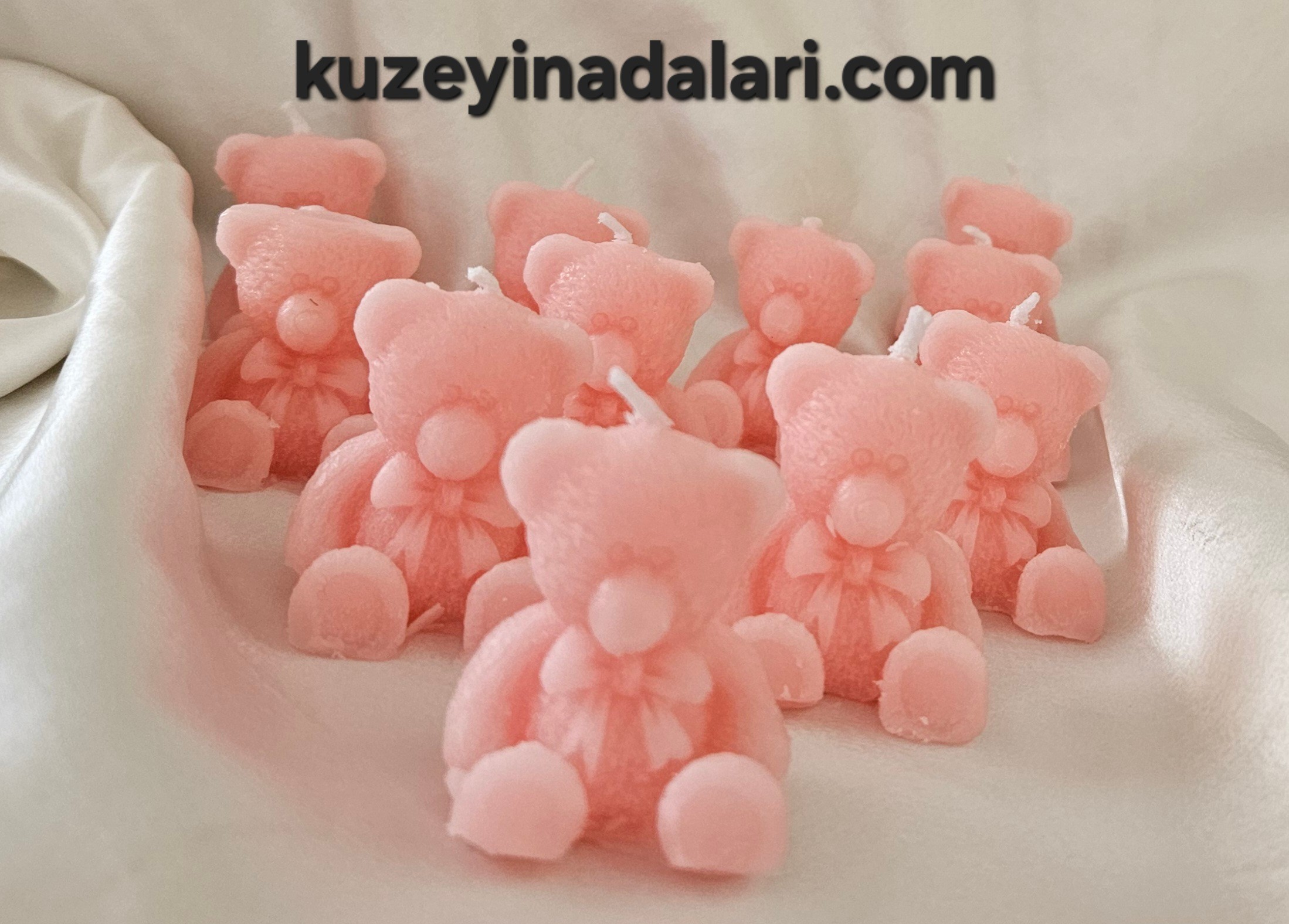 Bebek Ayıcık Mum Kutulu 