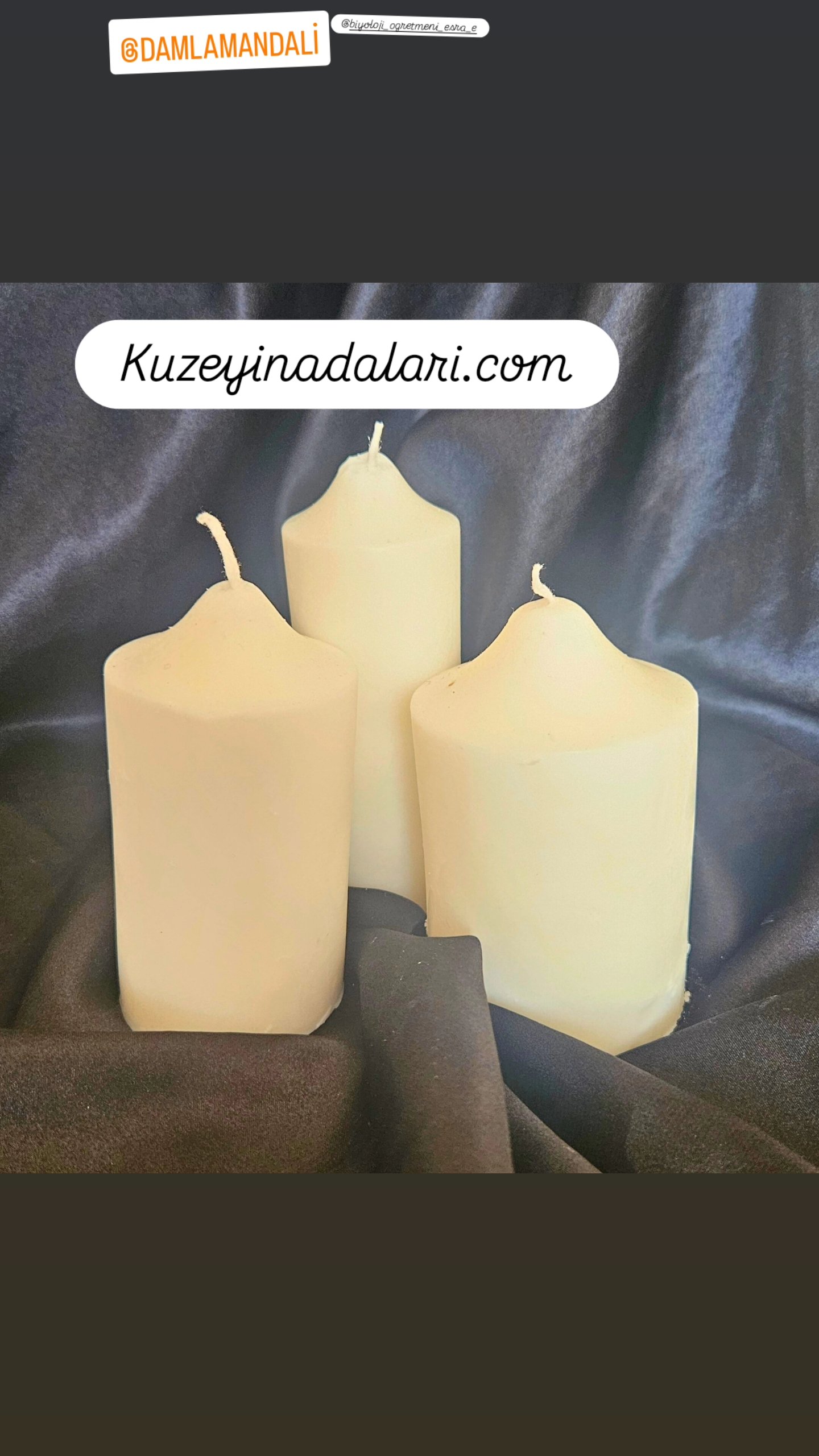 Soya Wax Mumlarımız %100 doğal