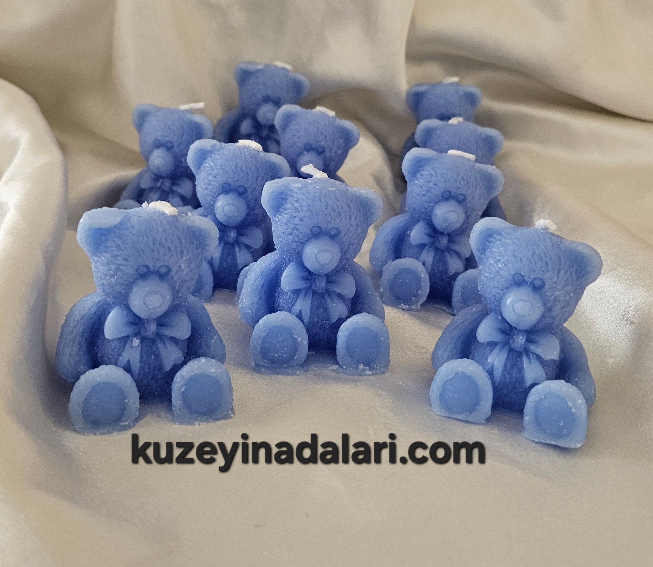 Bebek Ayıcık Mum Kutulu