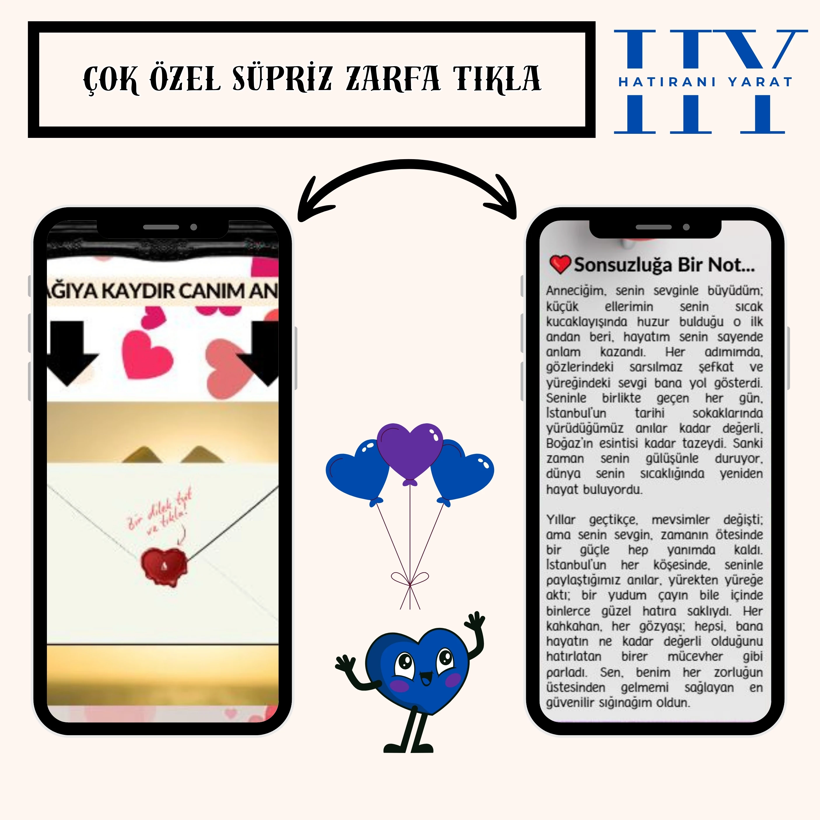 Anneye Özel Web Sitesi Tasarımı (Premium)