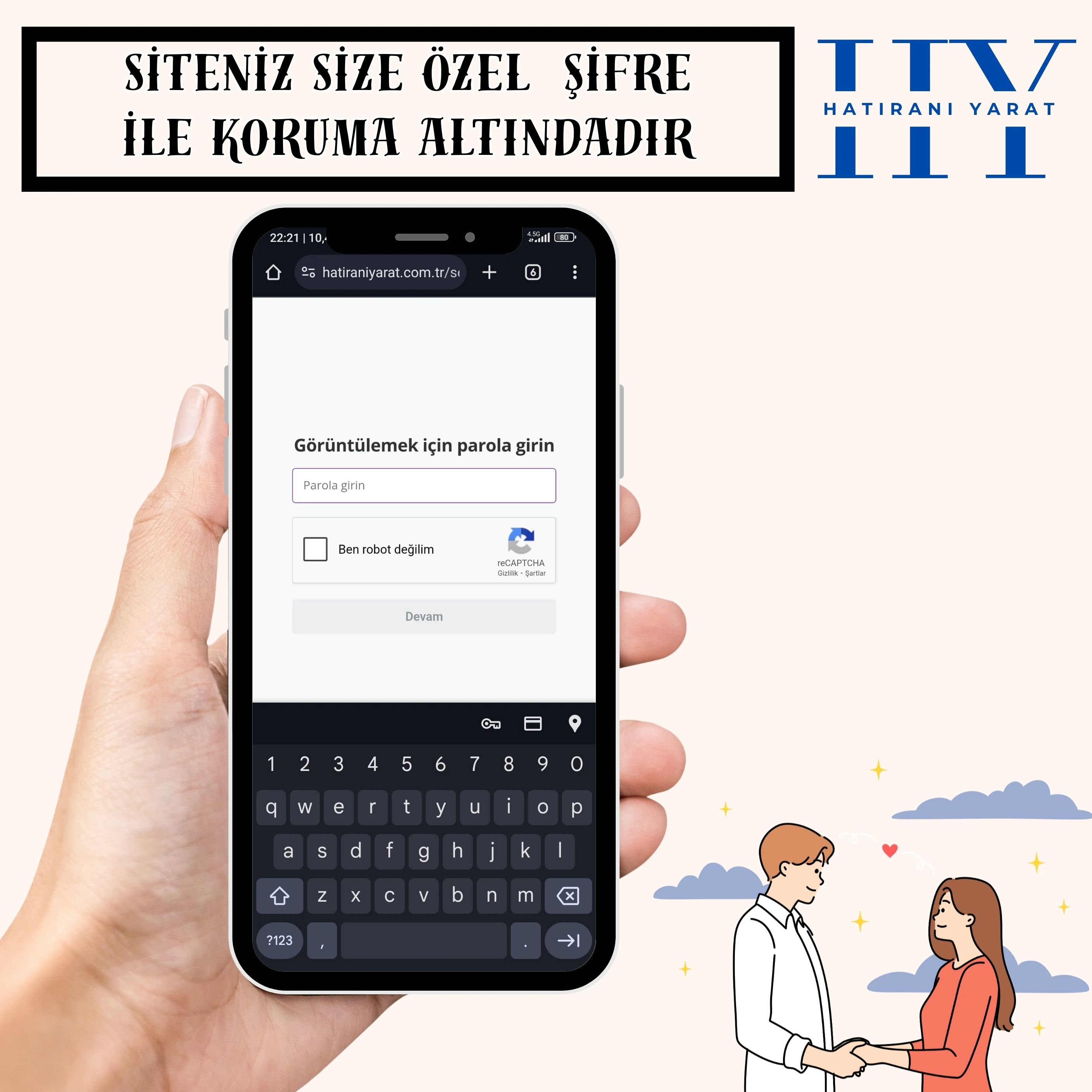 Sevgiliye Özel İnternet Sitesi Yaptır (Premium)