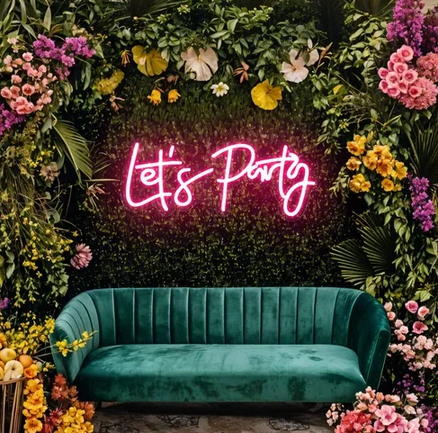 LETS PARTY NEON TABELA