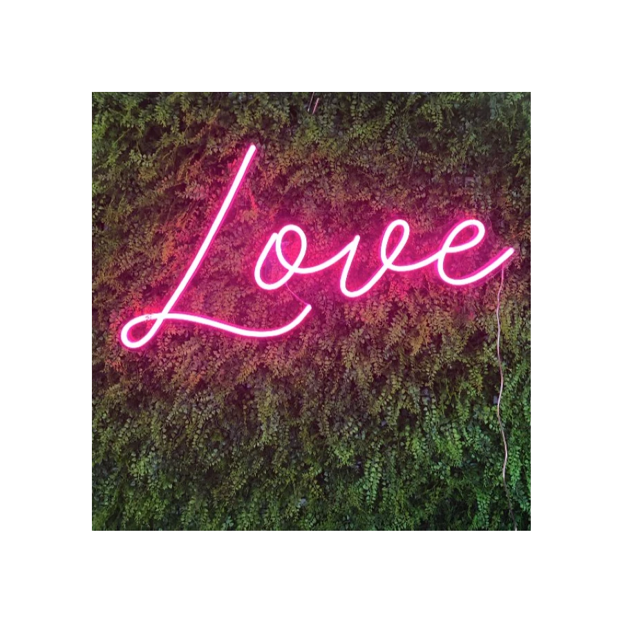 LOVE YAZILI NEON TABELA