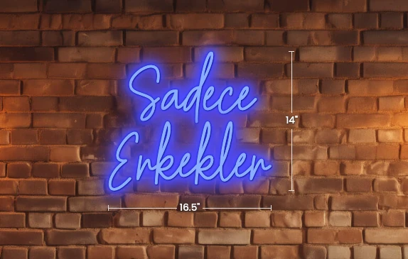 SADECE ERKEKLER NEON TABELA