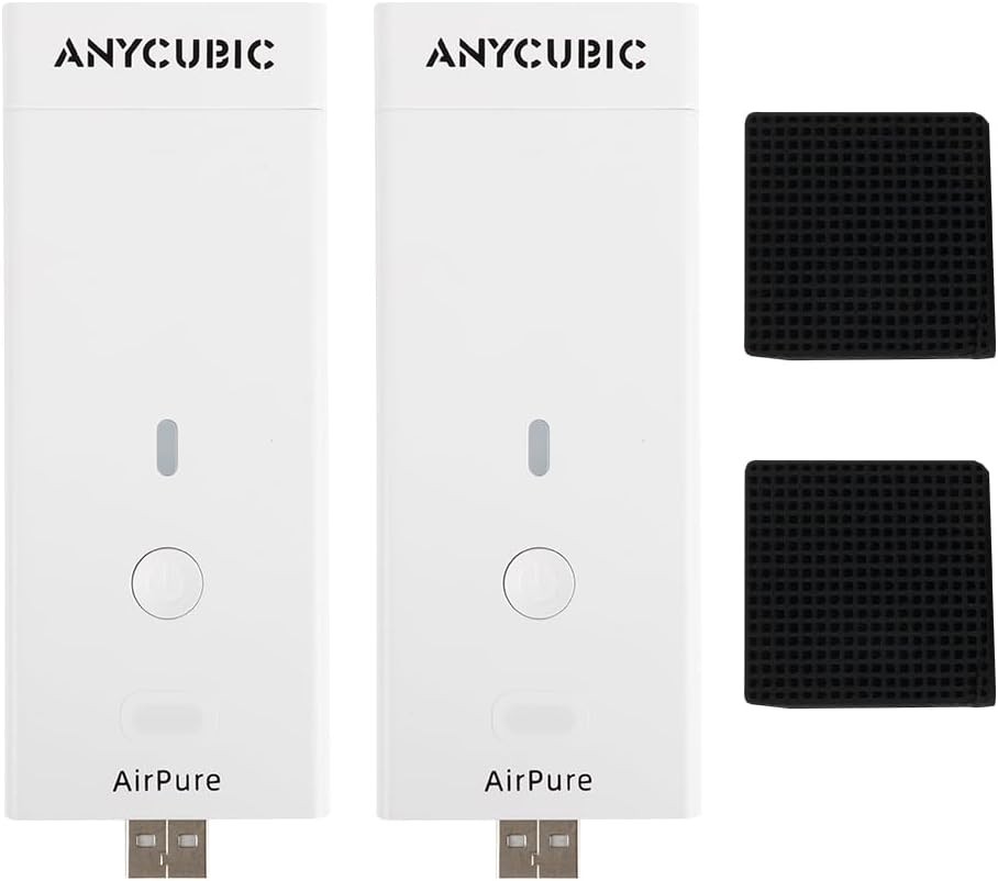 Anycubic Plug-in Mini Purifier 2’li Set – Photon Mono 4/4 Ultra, Mono M7/M7 Pro/M7 Max & M3 Premium Uyumlu