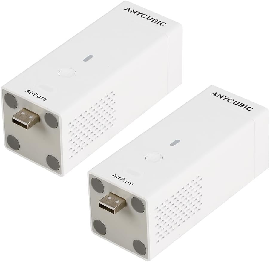 Anycubic Plug-in Mini Purifier 2’li Set – Photon Mono 4/4 Ultra, Mono M7/M7 Pro/M7 Max & M3 Premium Uyumlu