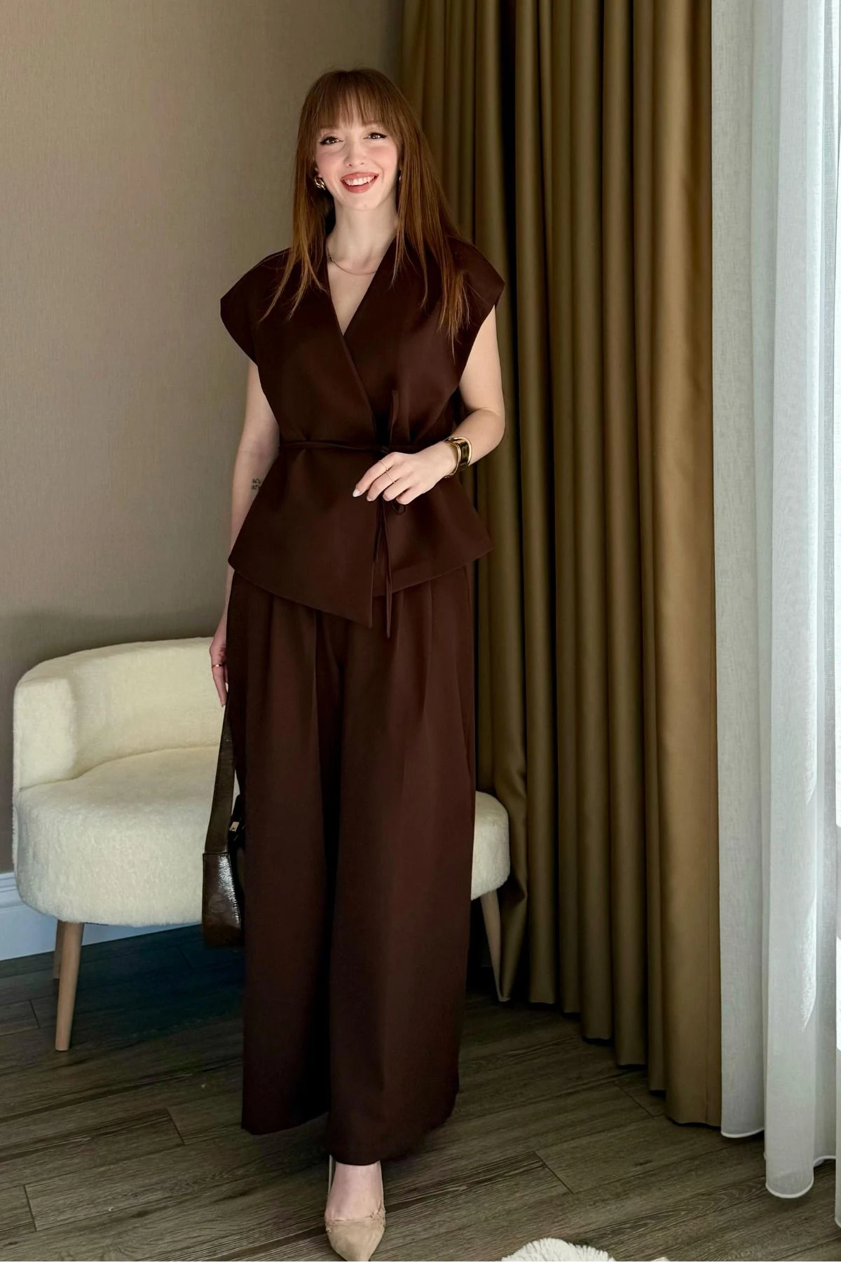 Ipli Yelek Pantolon Takım