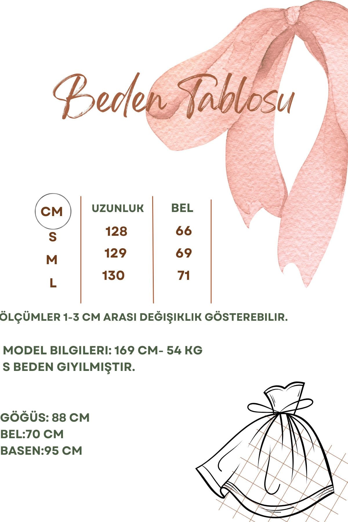 Vatkalı Krinkıl Midi Bel Detaylı Pudra Elbise