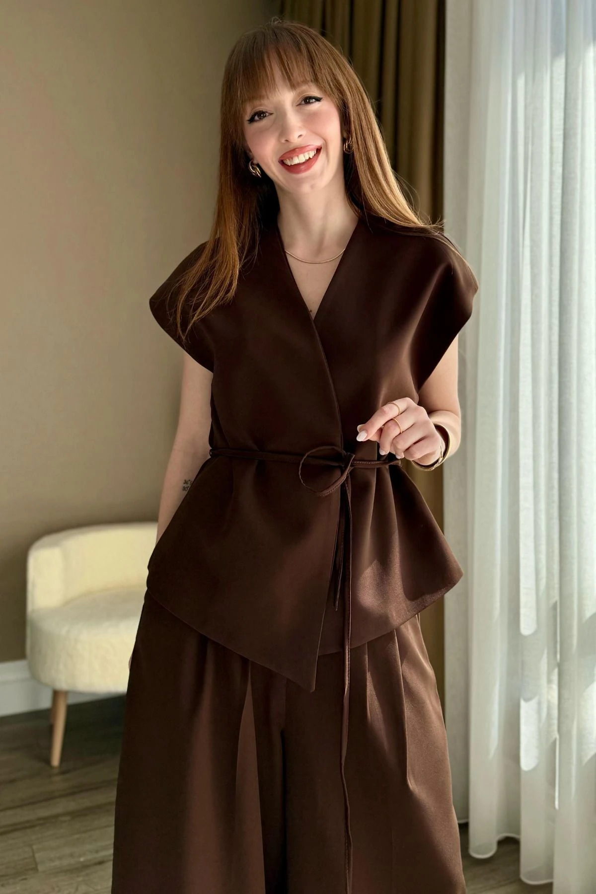 Ipli Yelek Pantolon Takım