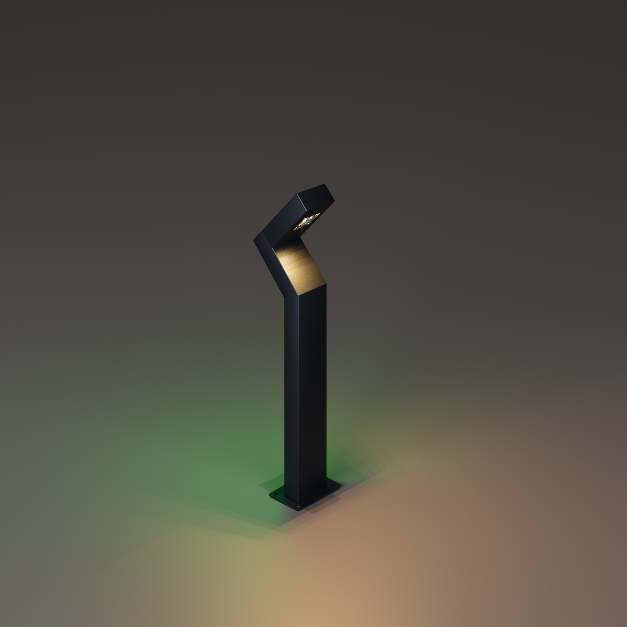 Zeta Alüminyum Bahçe Aydınlatması Z Model Bollard Aydınlatma - 80 CM