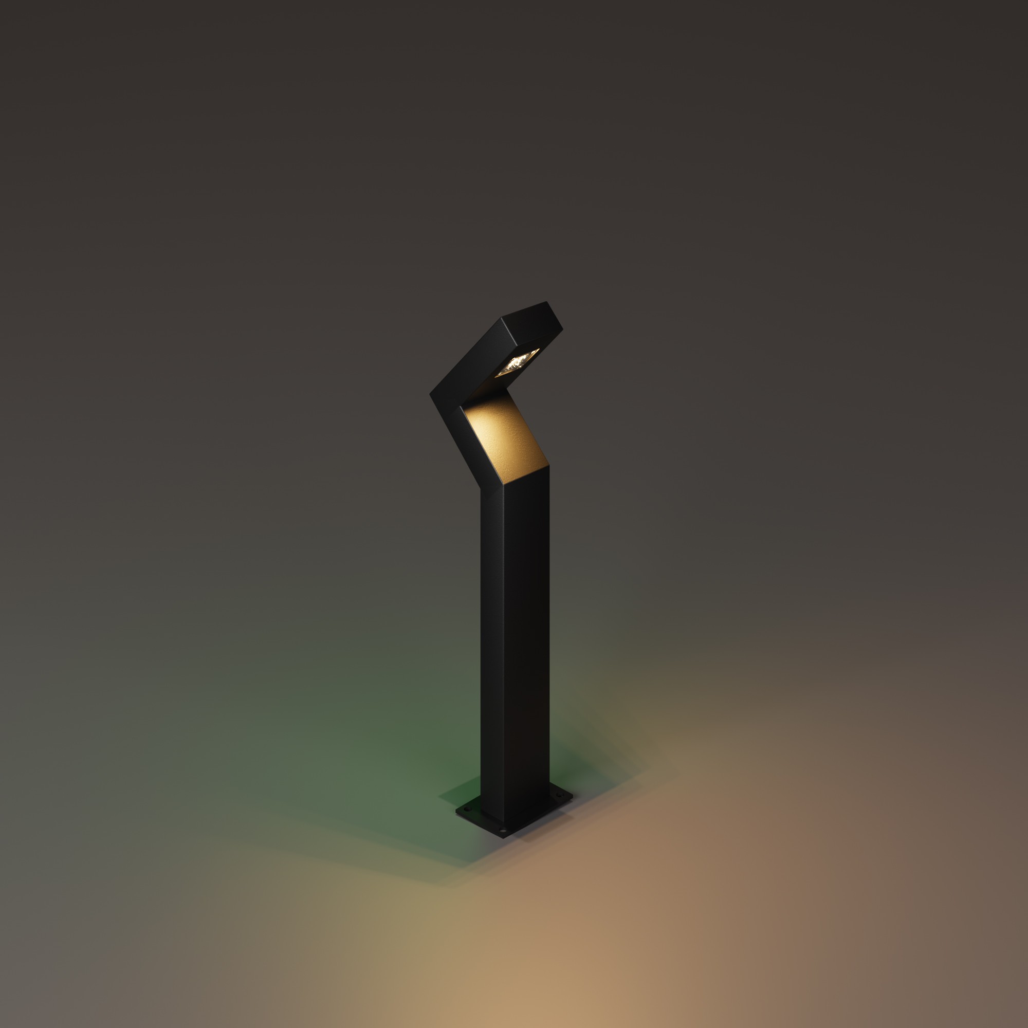 Zeta Alüminyum Bahçe Aydınlatması Z Model Bollard Aydınlatma - 80 CM