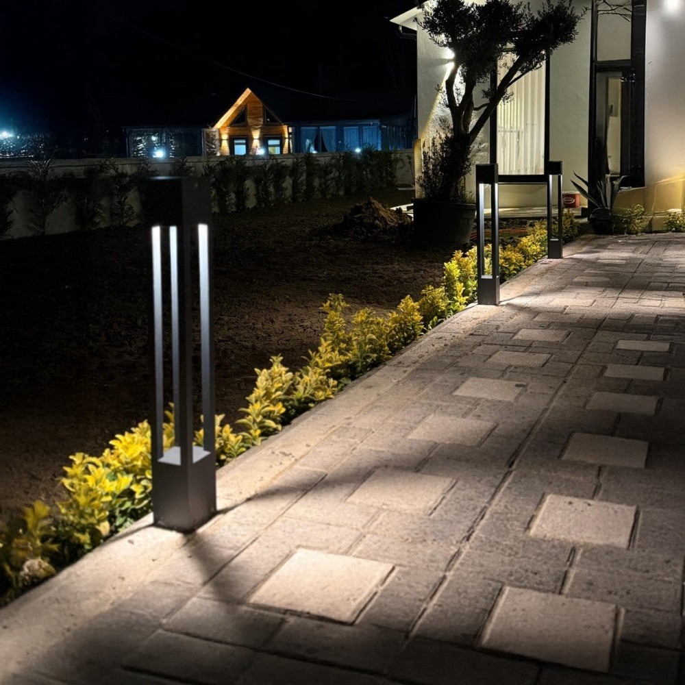 Luma Alüminyum Bahçe Yürüyüş Yolu Aydınlatma Bollard