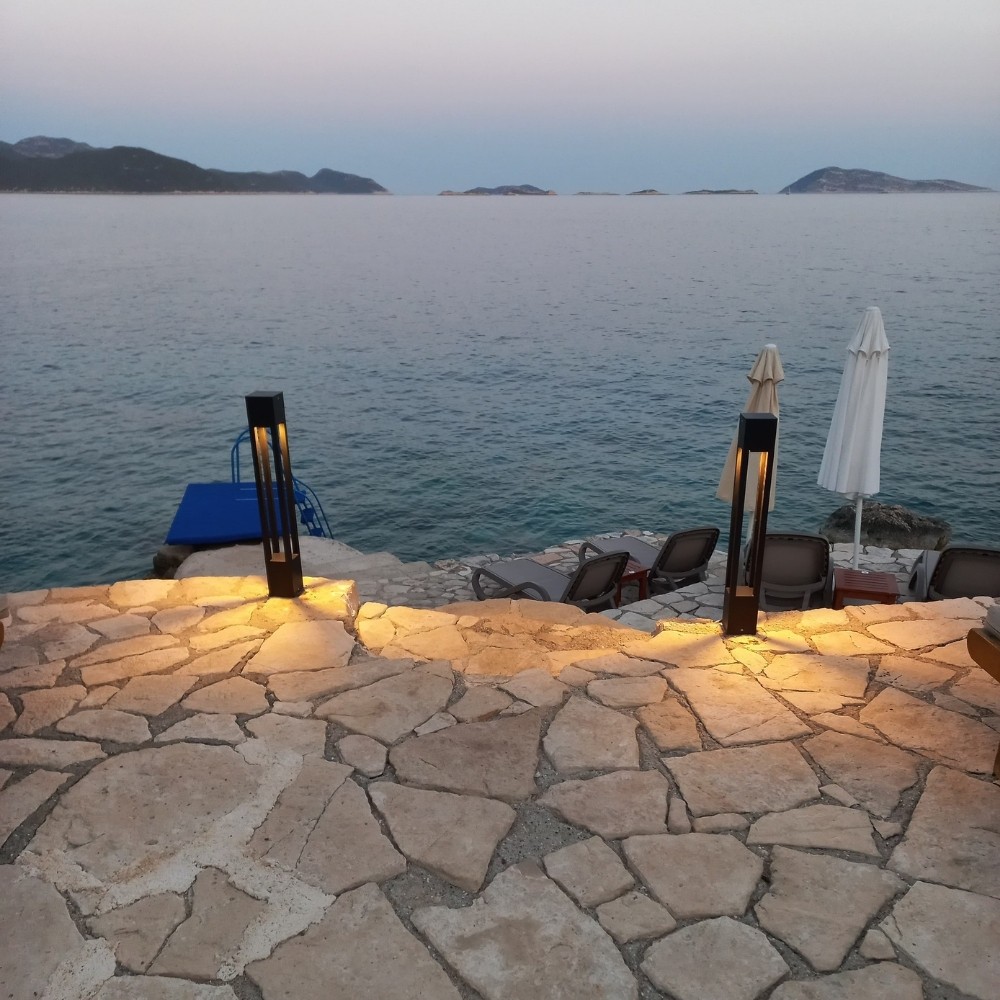 Luma Alüminyum Bahçe Yürüyüş Yolu Aydınlatma Bollard