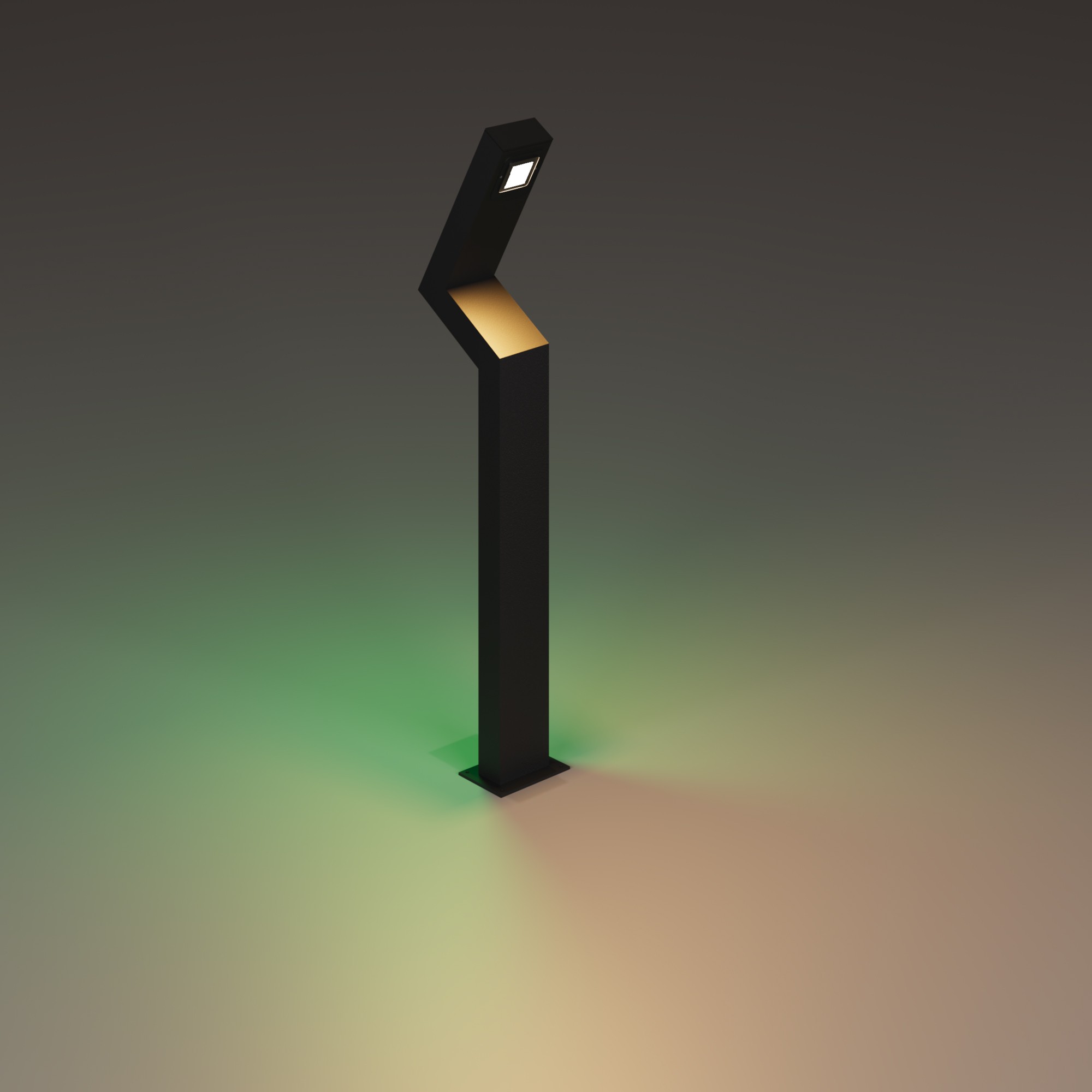 Zeta Alüminyum Bahçe Aydınlatması Z Model Bollard Aydınlatma - 100 CM