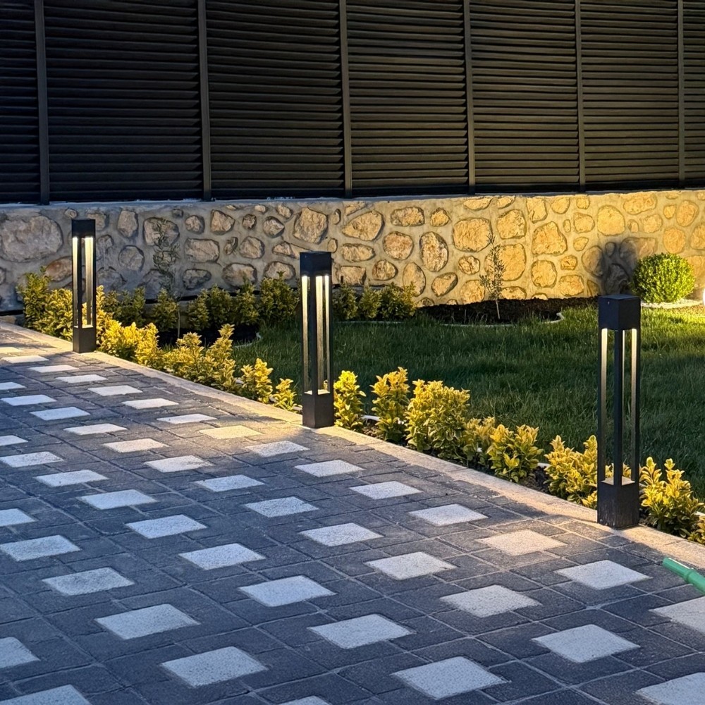 Luma Alüminyum Bahçe Yürüyüş Yolu Aydınlatma Bollard
