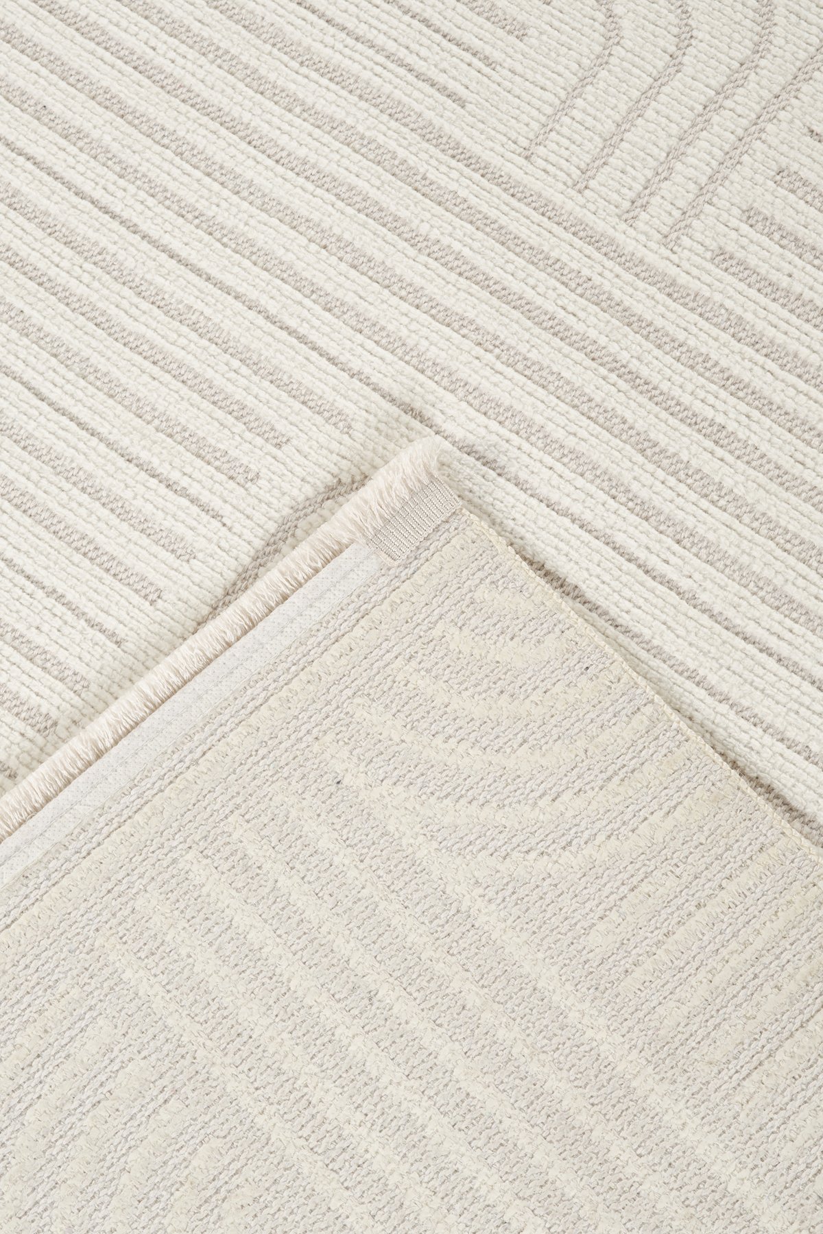 El Dokuma Görünümlü Modern Kilim Halı